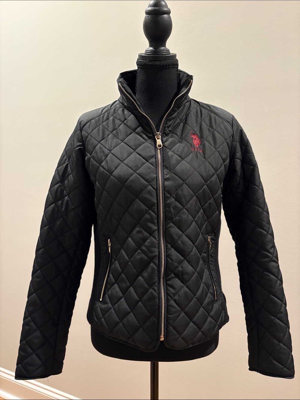 Polo by Ralph Lauren Black Quilted Jacket